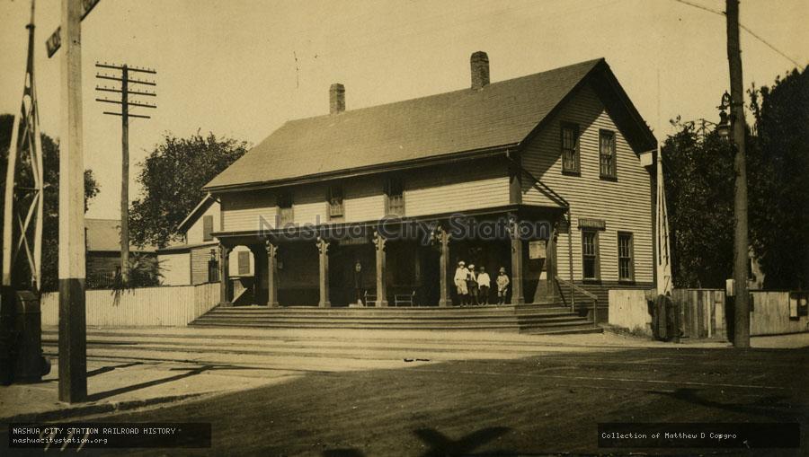 Postcard: Boston & Maine Railroad Somerville, Massachusetts Station